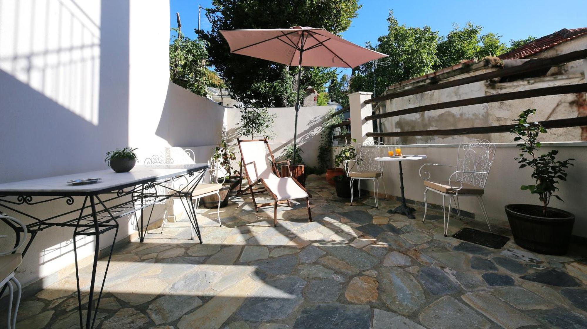 Marousos Central Guesthouse Portaria  Ngoại thất bức ảnh